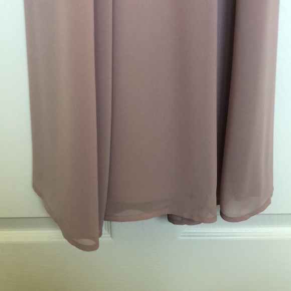 Show Me Your Mumu Jenn Maxi Dress ~ Neutral Mauve Chiffon - Picture 4 of 10